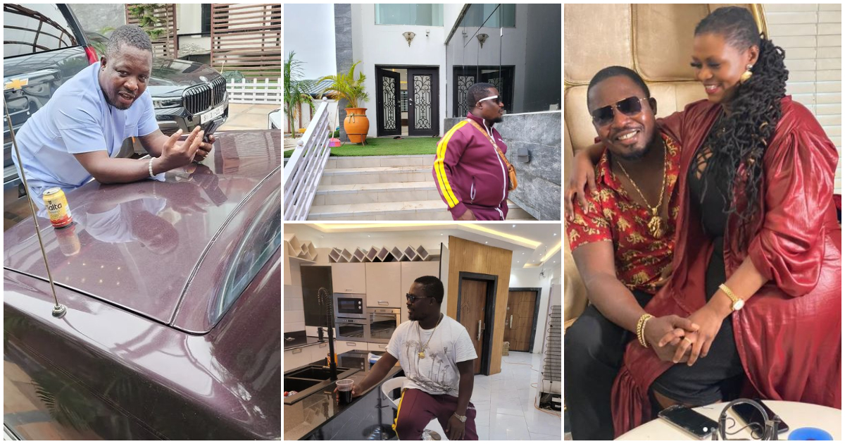 Beautiful video of Abass Sariki's huge mansion and expensive cars drop after he denied Ayisha Modi as his wife