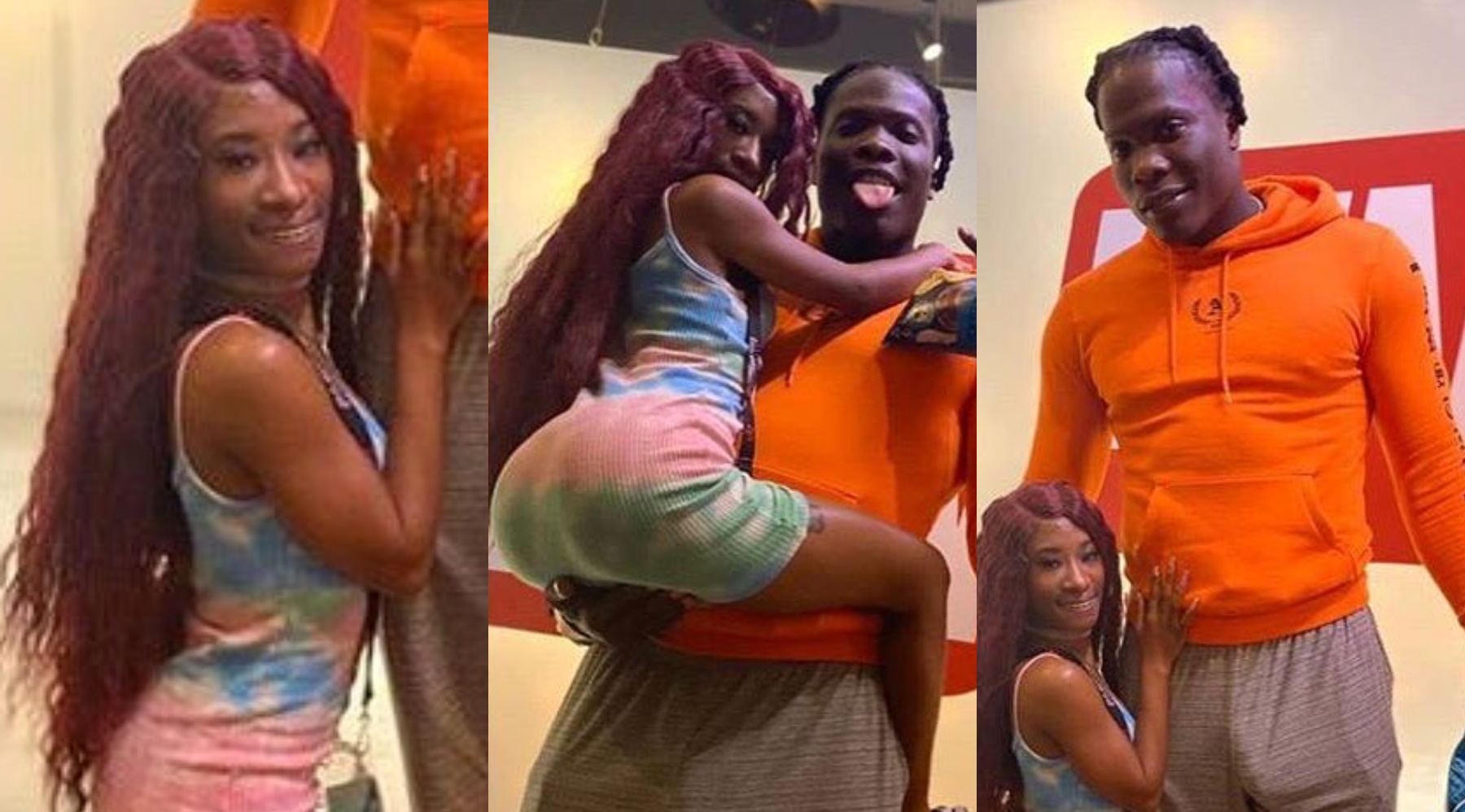 Photos of 'gigantic' man with huge manhood and pretty short lady cause serious stir online