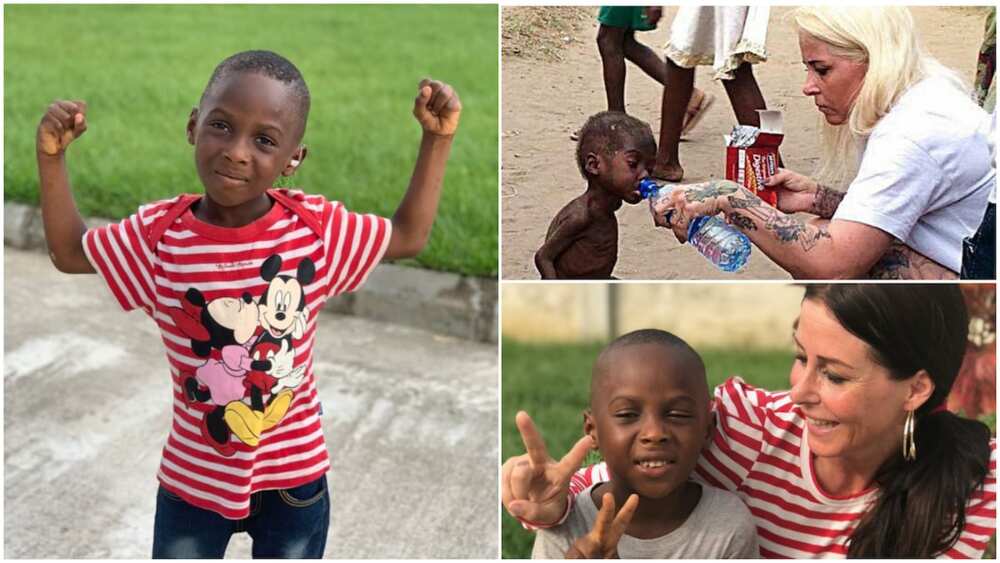 Boy who was left to starve finally wins in life, his new photos go viral