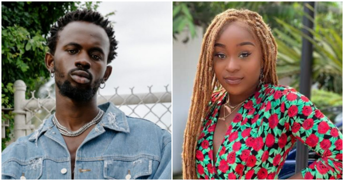 Efia Odo (left) and Black Sherif (right) in pictures