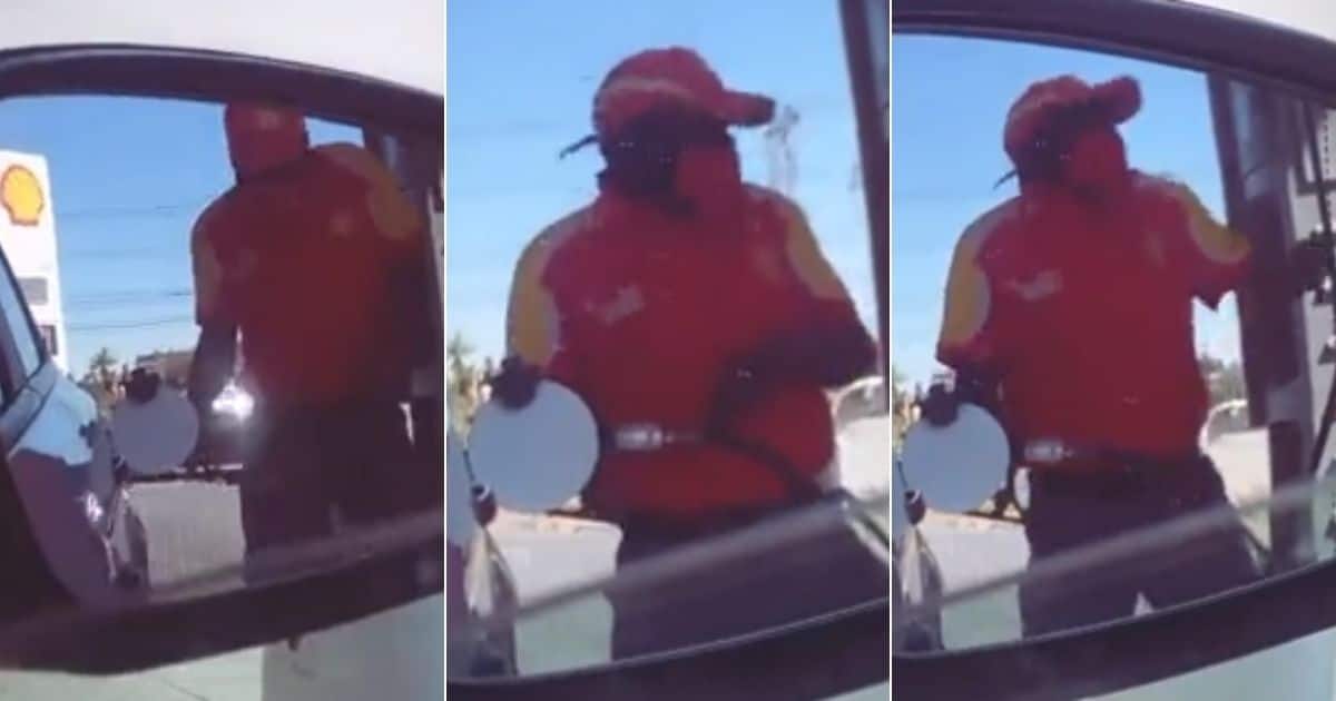 Mzansi, Wowed, Petrol Attendant, Filmed Video. Jamming Song