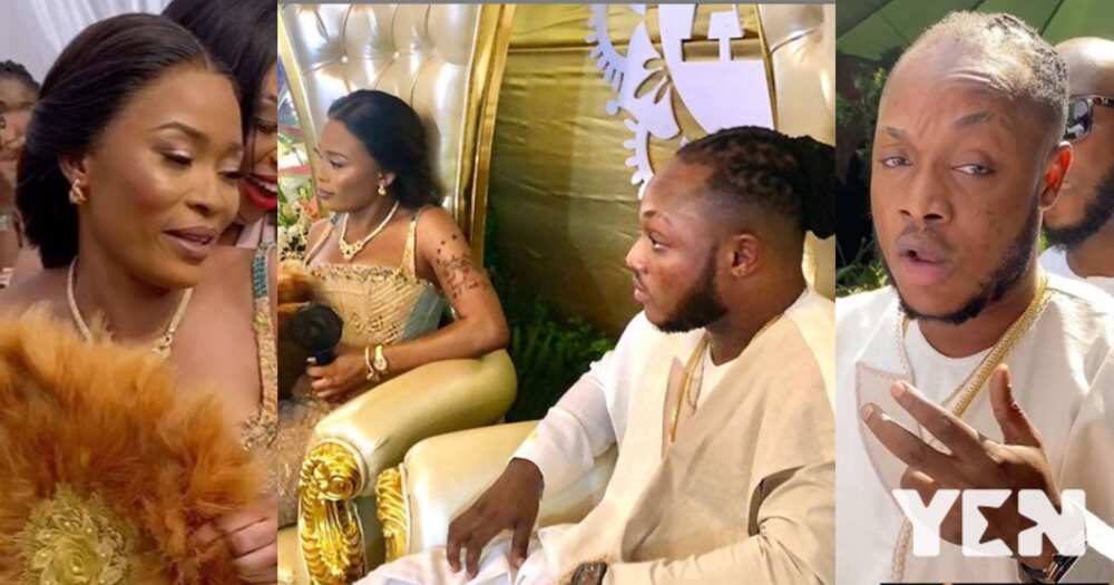 Keche Andrew marries owner of group's record label Joana Gyan in a traditional wedding (videos)