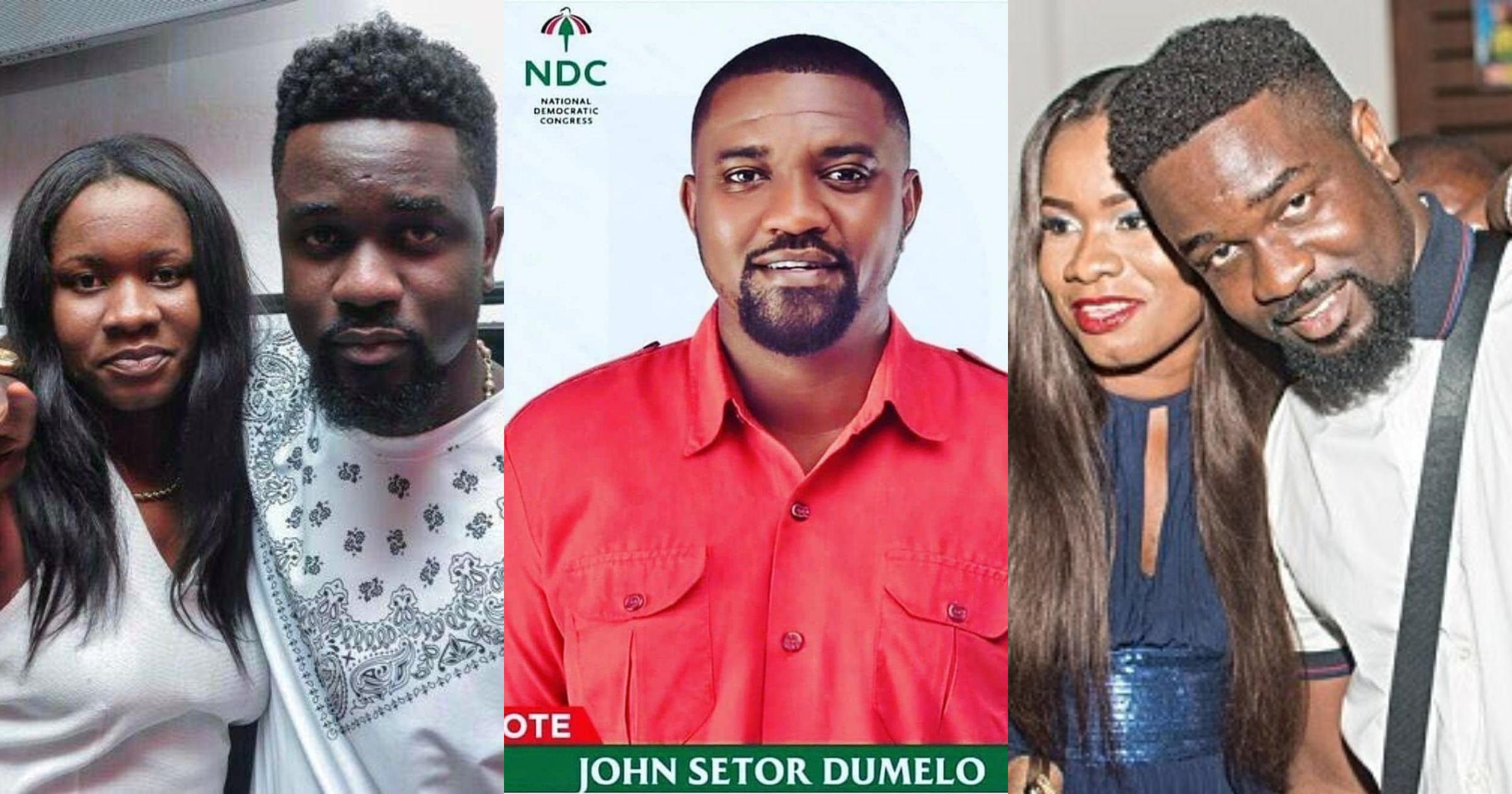 Sarkodie's sister Veronica Owusu-Addo campaigns for Dumelo and NDC