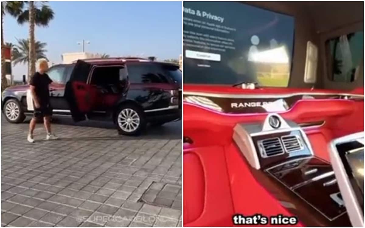 Video of Black Range Rover Autobiography with sweet red interior gets many talking on social media.