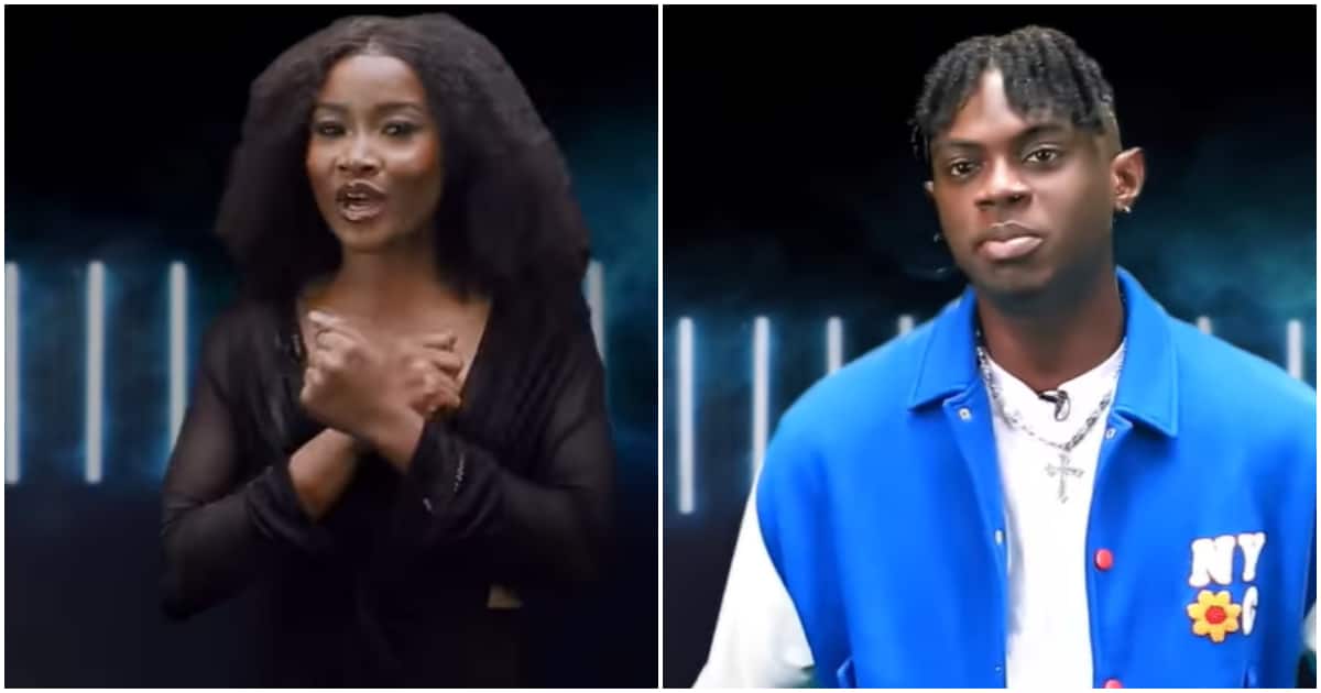 BBnaija's Bryann angrily laments about Ilebaye to Khalid; "I didn't tell Chomzy anyone we were dating"