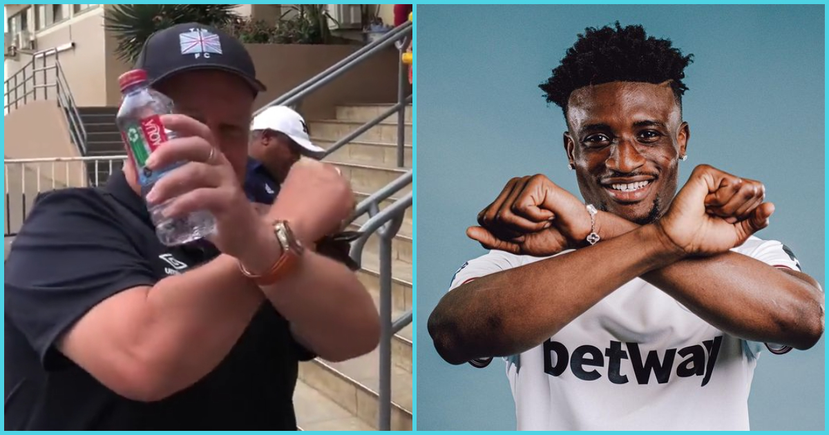 Video of a staunch 'obroni' fan of West Ham who flew from UK to watch Kudus play fpor Ghana goes viral
