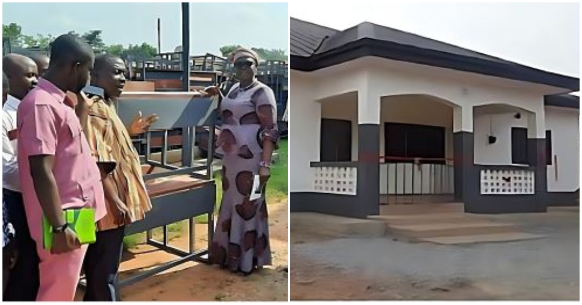Dormaa East District and the three bedroom house they built