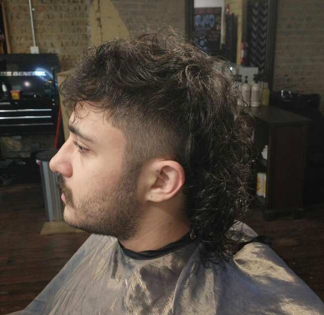 Mullet haircut