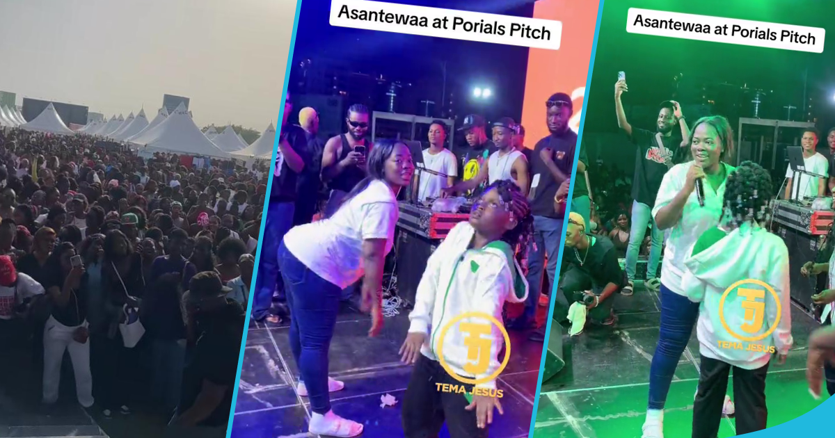 Asantewaa shakes her backside seriously at Dulcie Boateng's Porials Pitch sales event, video