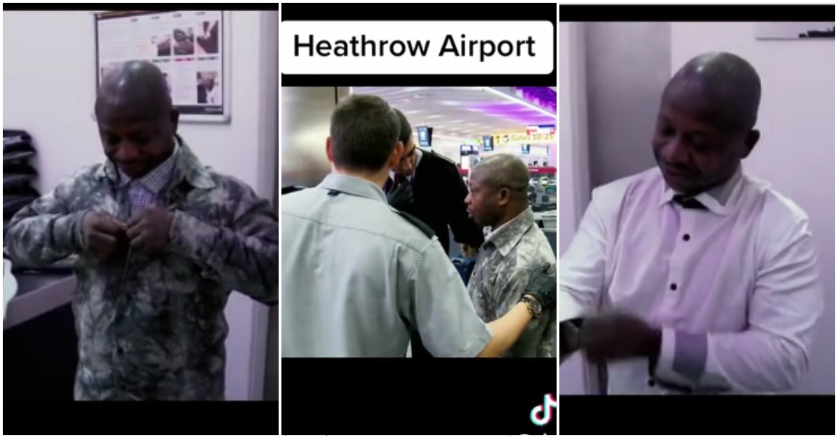 Photos of Ghanaian at the Heathrow Airport
