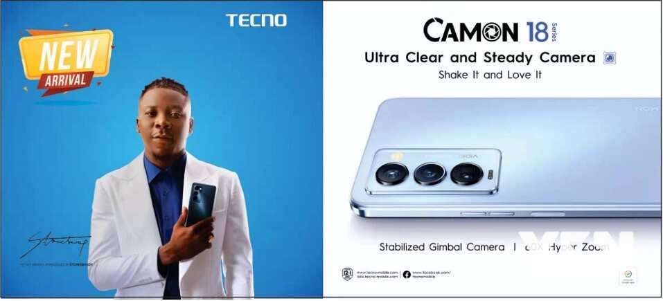 TECNO Mobile Launches Pre-Order Of The First Gimbal Camera Phone - CAMON 18