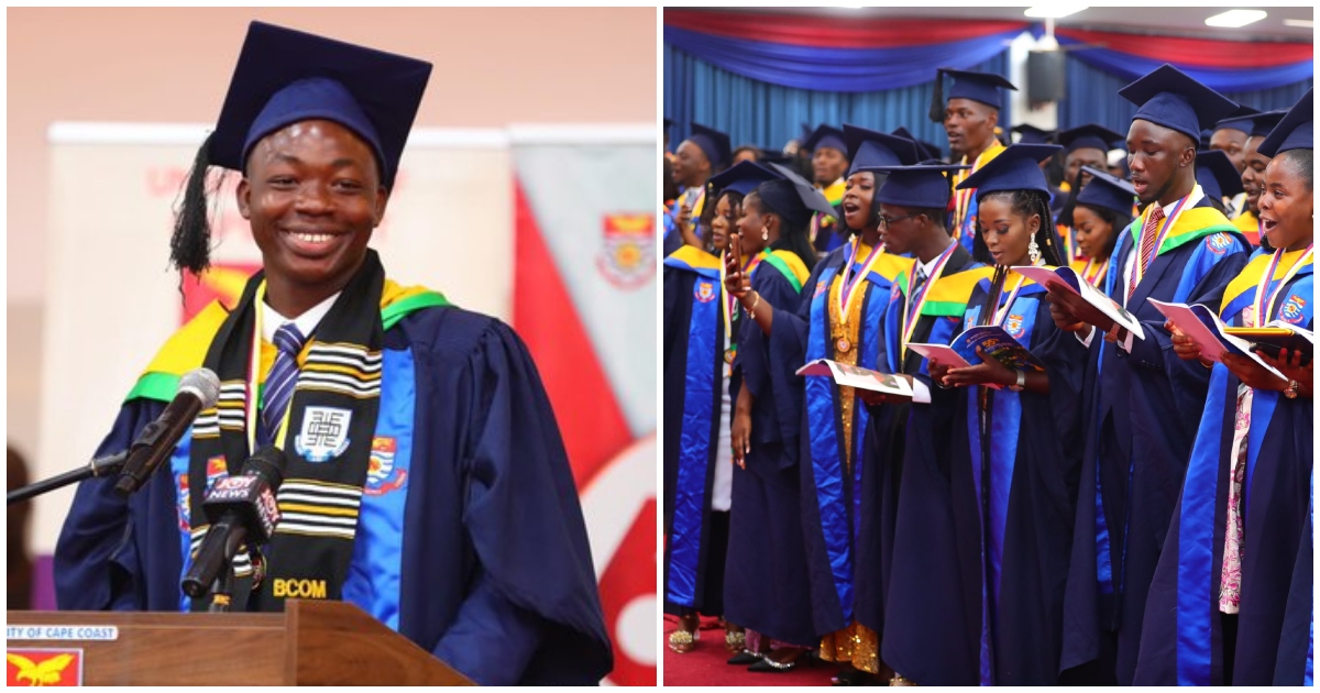 UCC Graduation: Old student of Swedru Senior High named valedictorian with CGPA of 3.97
