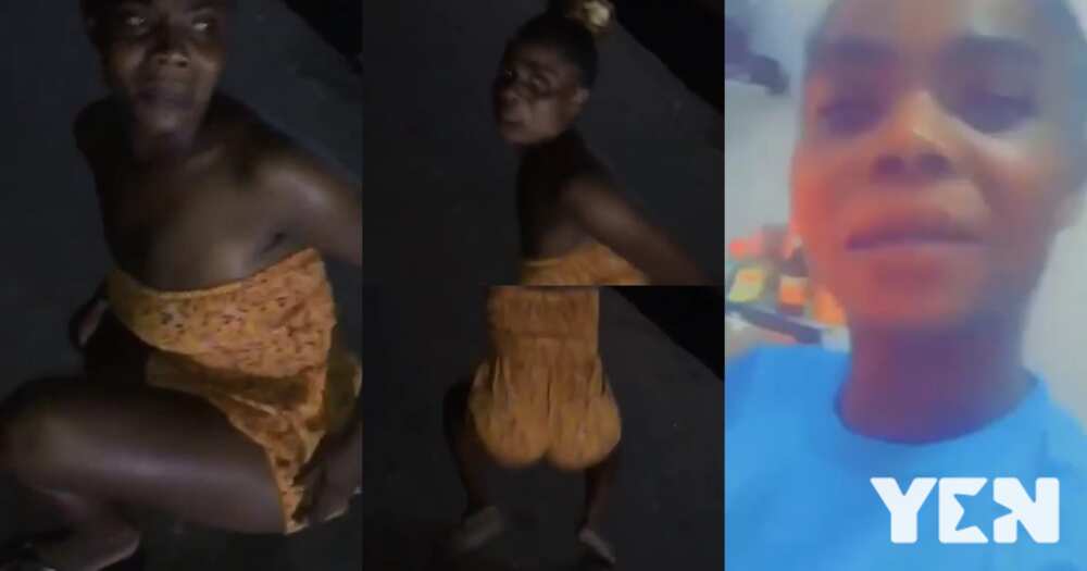 COVID-19: Lady made to squat by police for flouting lockdown in Kumasi speaks (video)