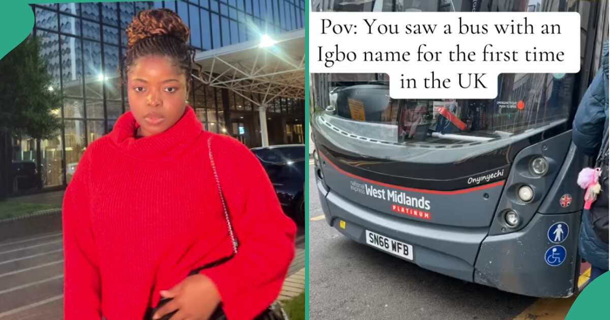 Lady sees bus with a Nigerian name in the UK.