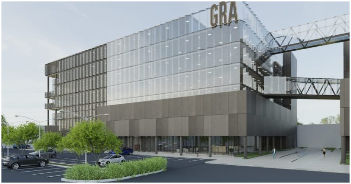 Proposed building design for GRA's new office building