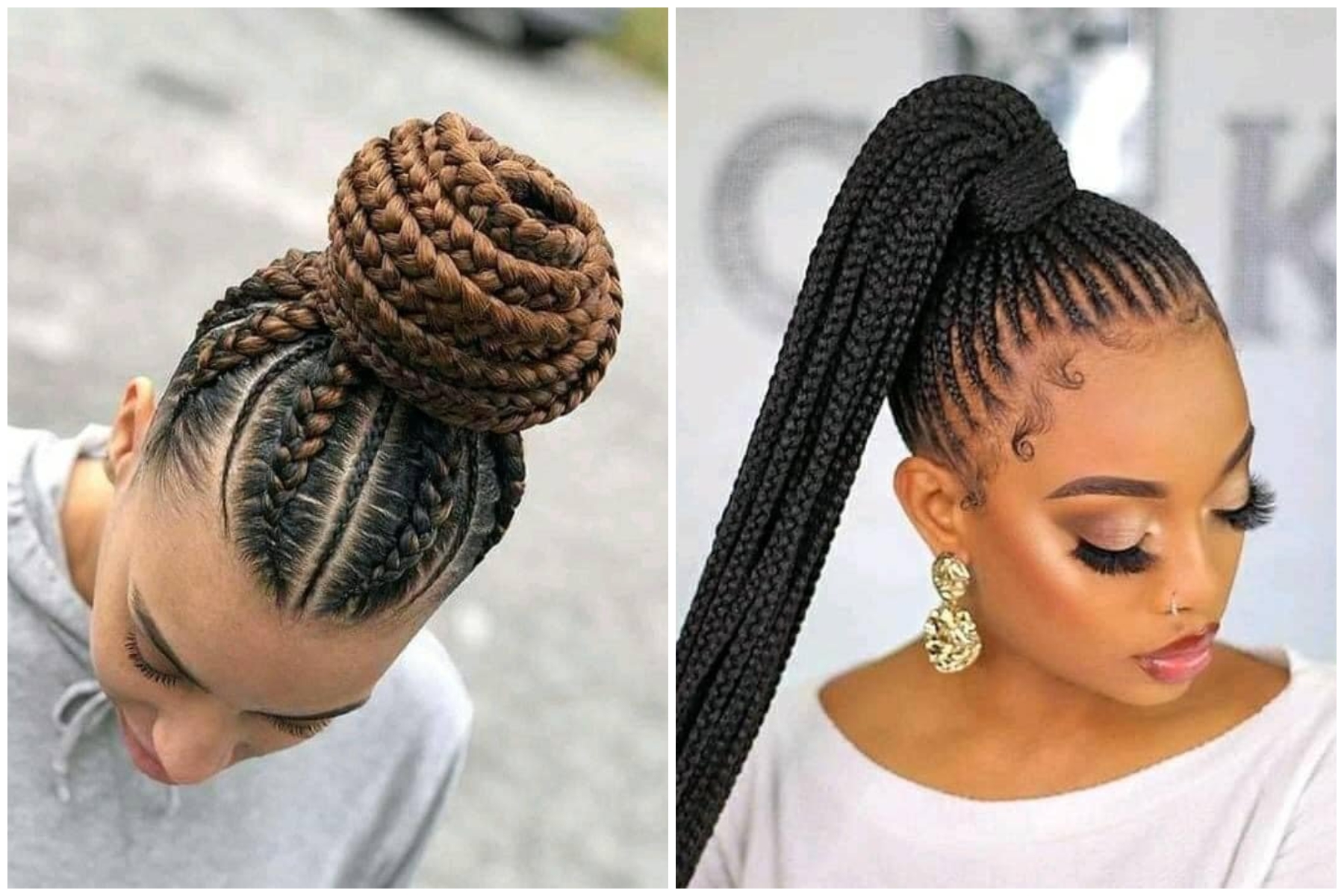 20 latest Ghana weaving shuku hairstyles for ladies to rock in 2022 -  