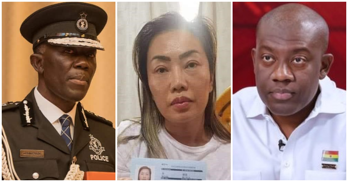 Police contradict Oppong Nkrumah on how Aisha Huang left Ghana