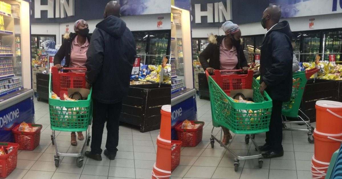 Lady unimpressed with man trying to 'shela' her mom