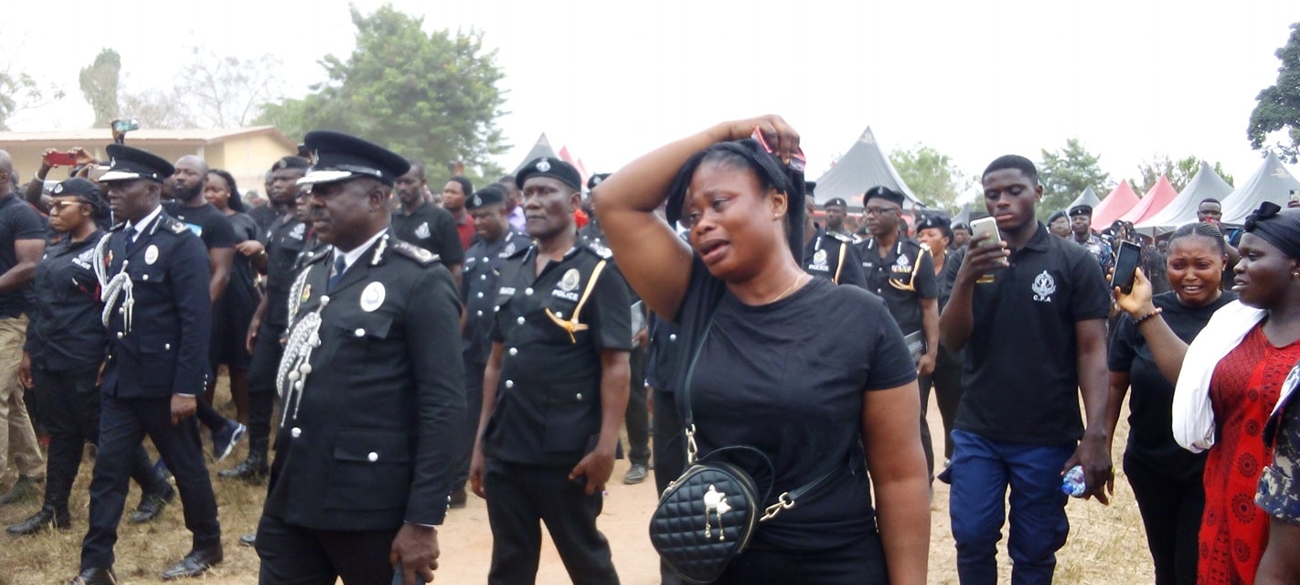 Ghanaian police officer Sergeant Owusu Asante Baafi laid to rest.