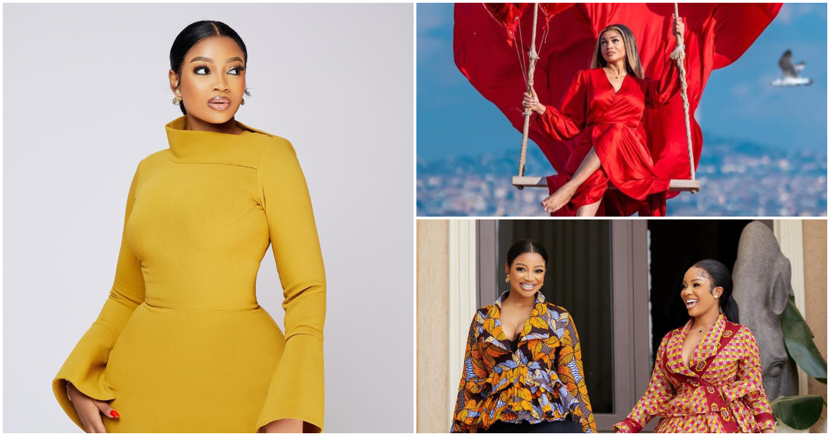 Serwaa Amihere's Gorgeous Sister Goes Viral With Her Flamboyant Red Gown Valentine's Day Photoshoot In Turkey