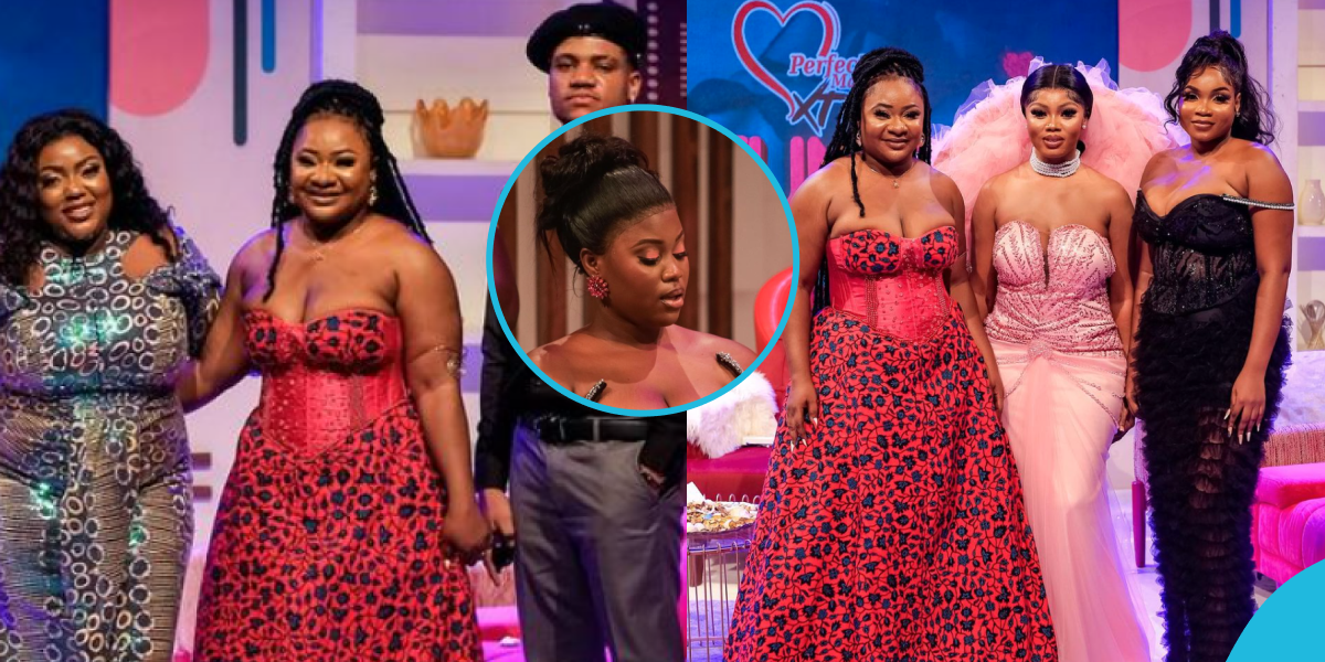 Perfect Match Xtra contestants Bibi, Brownie and Grace mesmerise fans with their cleavage-baring dresses