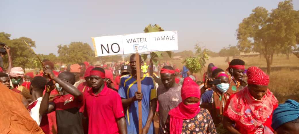 Angry residents in Northern Region block road, water treatment plant over "no-show" contractor