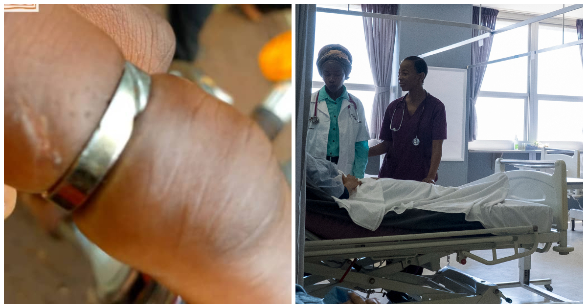 Evelyn Detordzi a 25-year-old lady in Western North nearly loses her finger