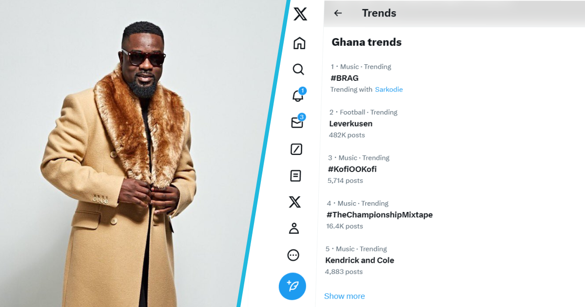 Sarkodie's new song trends