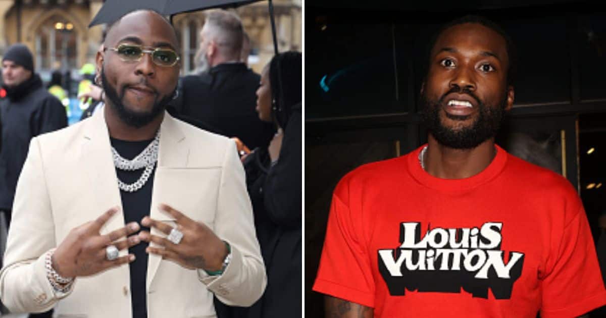 Meek Mill sends condolences to Davido after his son, Ifeanyi, drowned in a swimming pool despite also mourning Take Off's death: "Praying for y'all"