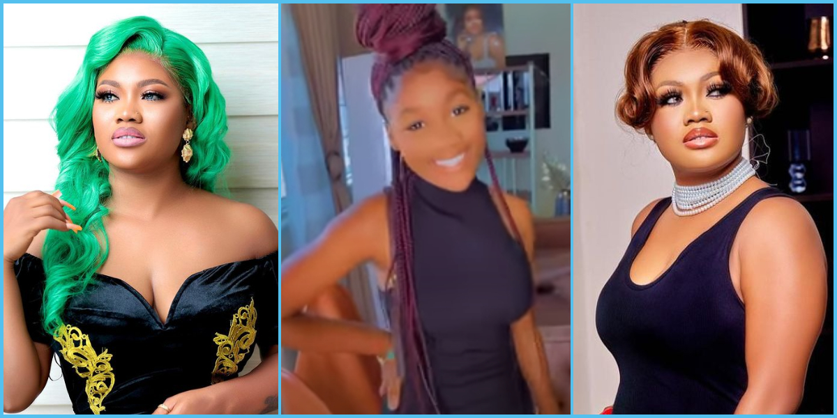 Kumawood actress Sandra Sarfo Ababio's daughter she had from a sugar daddy affair is so grown now (video)