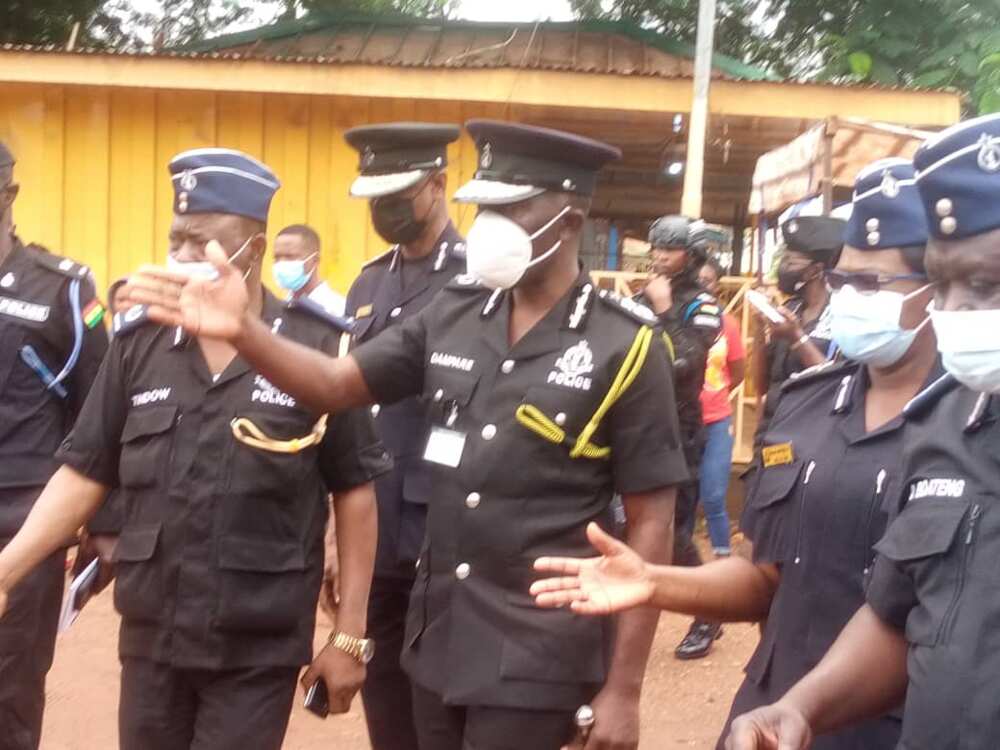 IGP, top police forces land in Sunyani as investigations uncover human meat in fridge