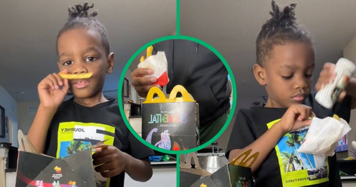 TikTok video shows child figurng out his McDonald's was fake