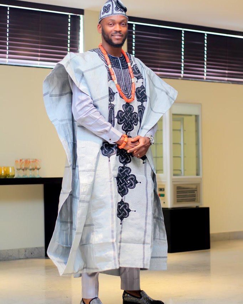 Aso oke for yoruba traditional wedding