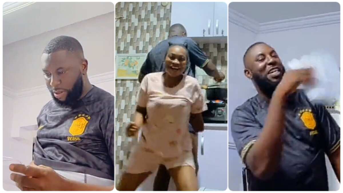 Young couple celebrates negative pregnancy result with funny dance: "Fear never let me run test"