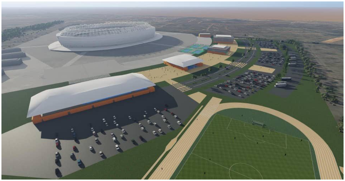 The design of Borteyman Stadium