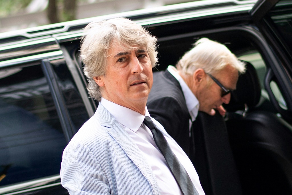 US director Alexander Payne arrives for the premiere of "The Holdovers" at the Toronto International Film Festival -- the movie looks like a sure Oscars contender