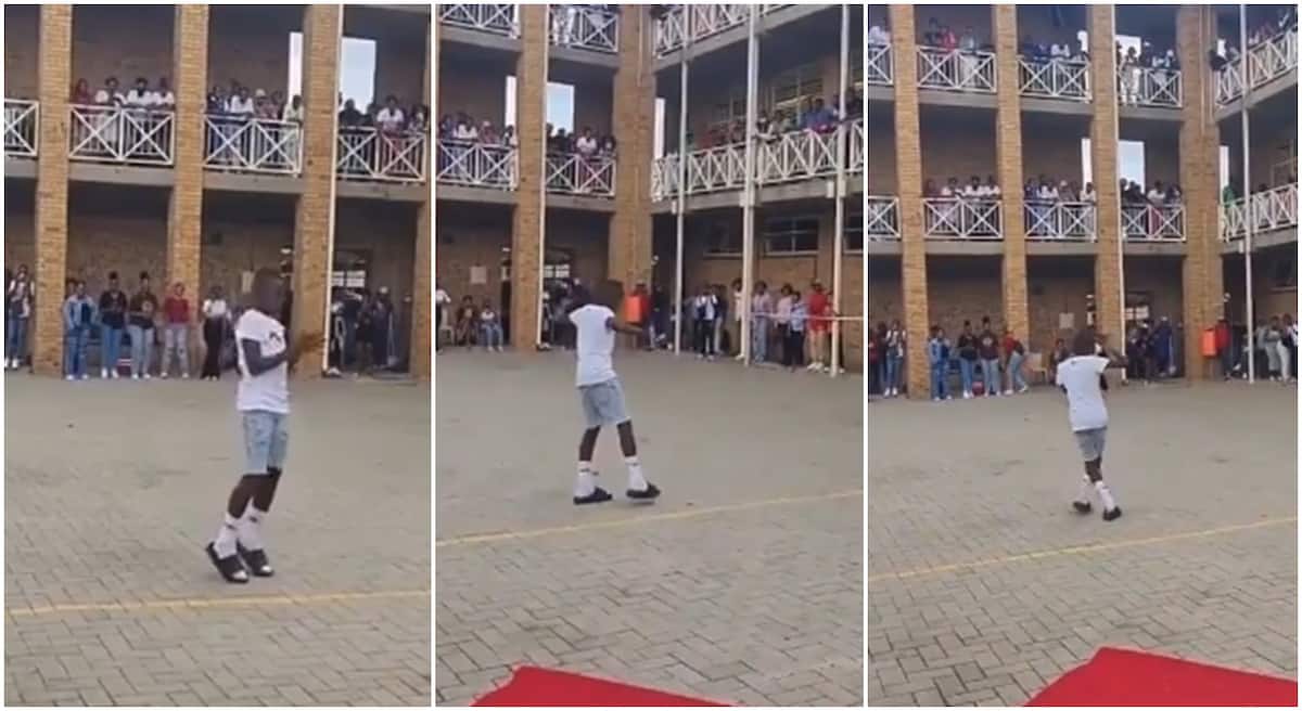 Boy stuns crowd with his cool dance like Michael Jackson