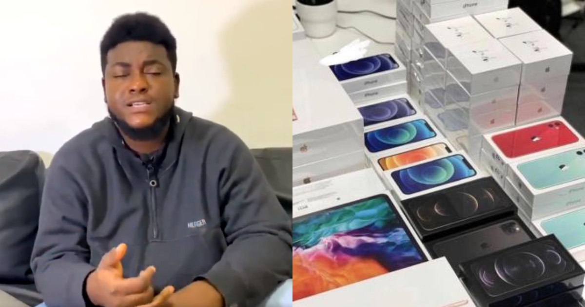 Ghanaian phone seller loses GHc 700k as he ordered for iPhones & got empty boxes