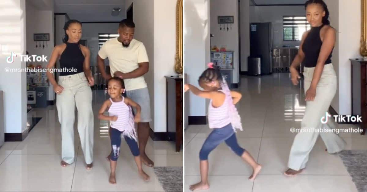 Beautiful family TikTok dances to 'My Neck, My back' by Tricks and little daughter kills it