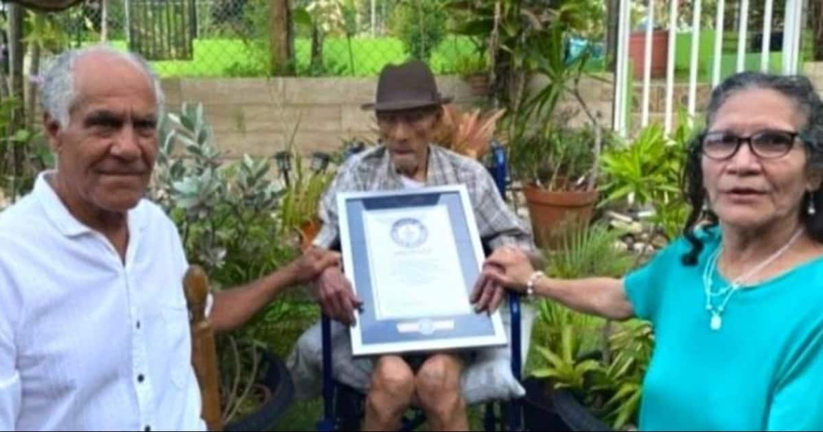 Emilio Flores Marquez was named the world's oldest living man at the age 113.