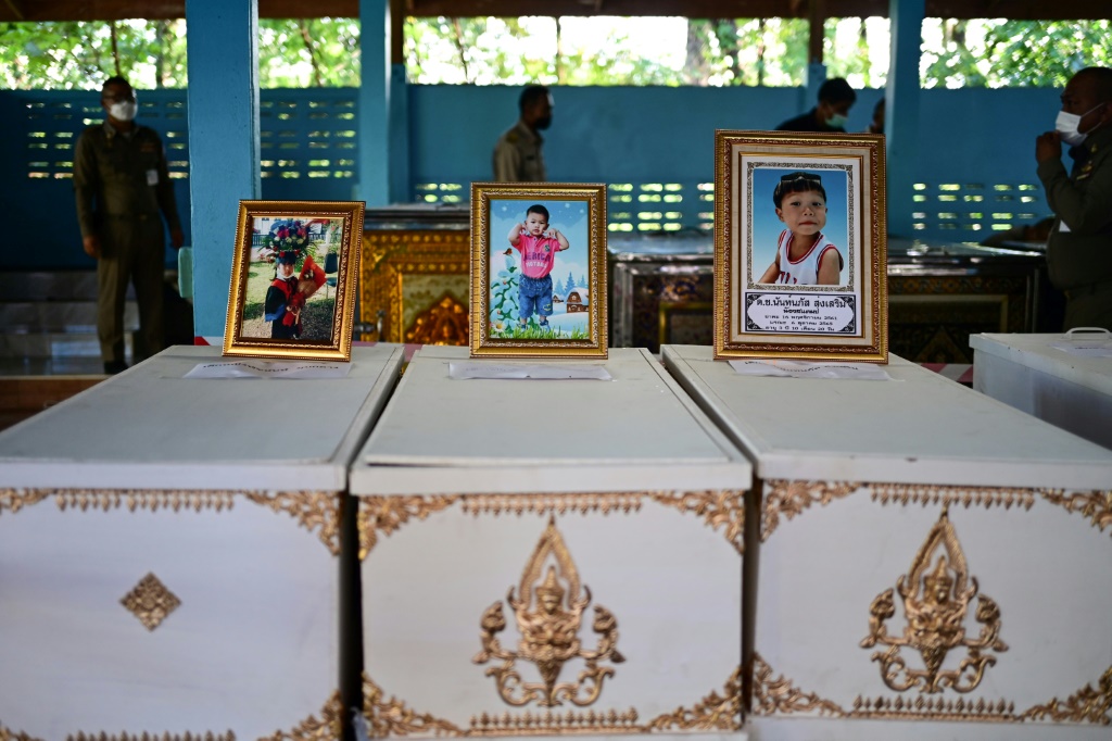Buddhist funeral rites and prayers for the dead were expected to begin later Saturday