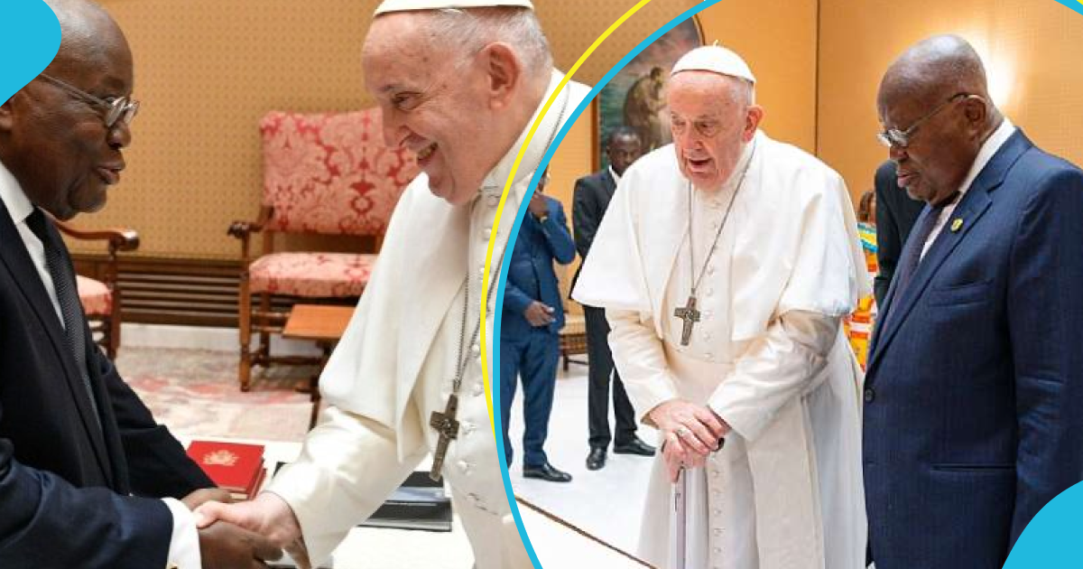 Nana Akufo-Addo meets Pope Francis