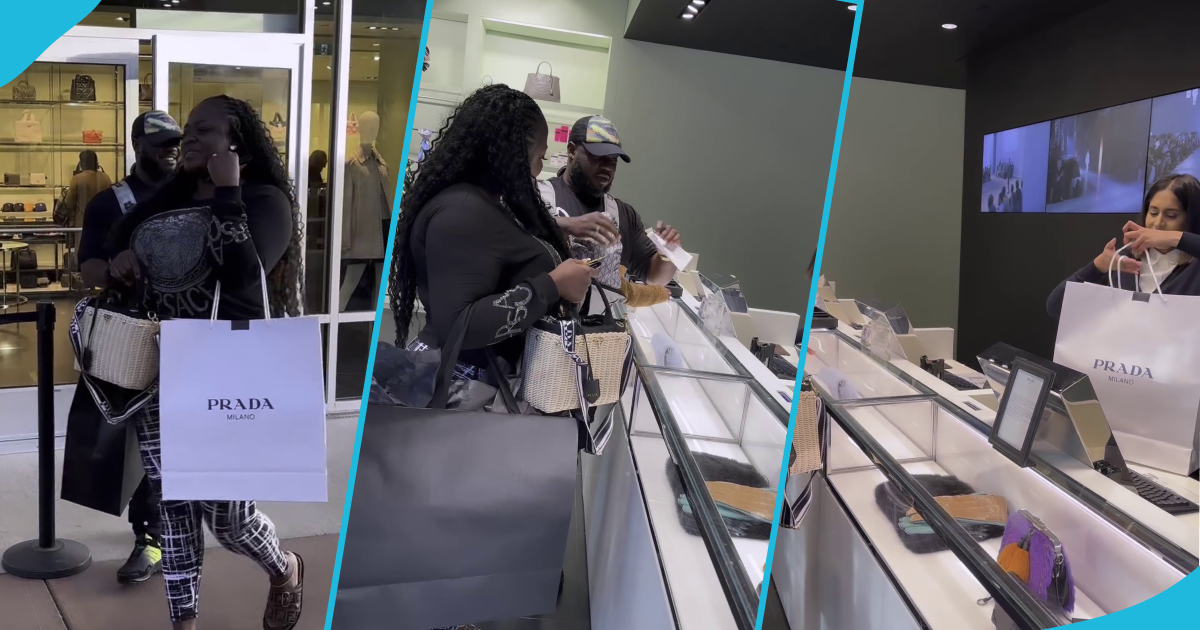Tracey Boakye and hubby go shopping at the stores of luxury brands in Canada in video