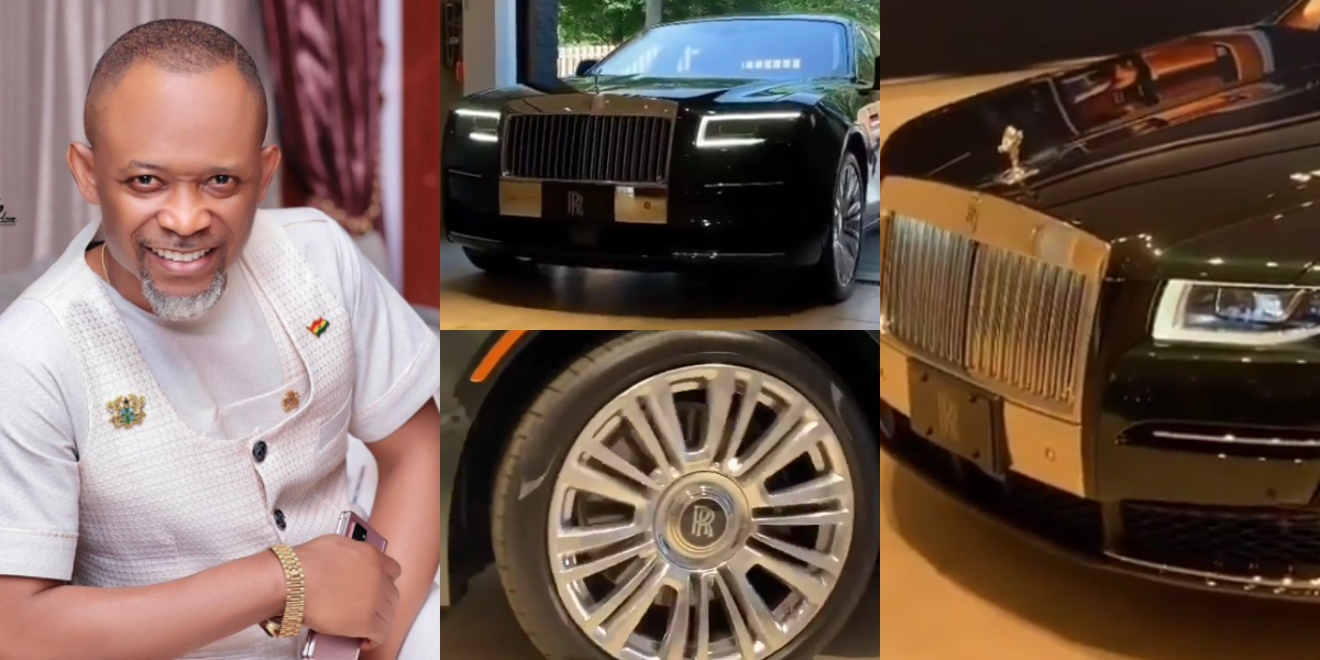 Fadda Dickson flaunts his newly acquired Rolls-Royce worth over GHC2m (Video)