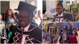 Abeiku Santana graduates from UGBS with his 2nd Master's degree, videos from ceremony pop up