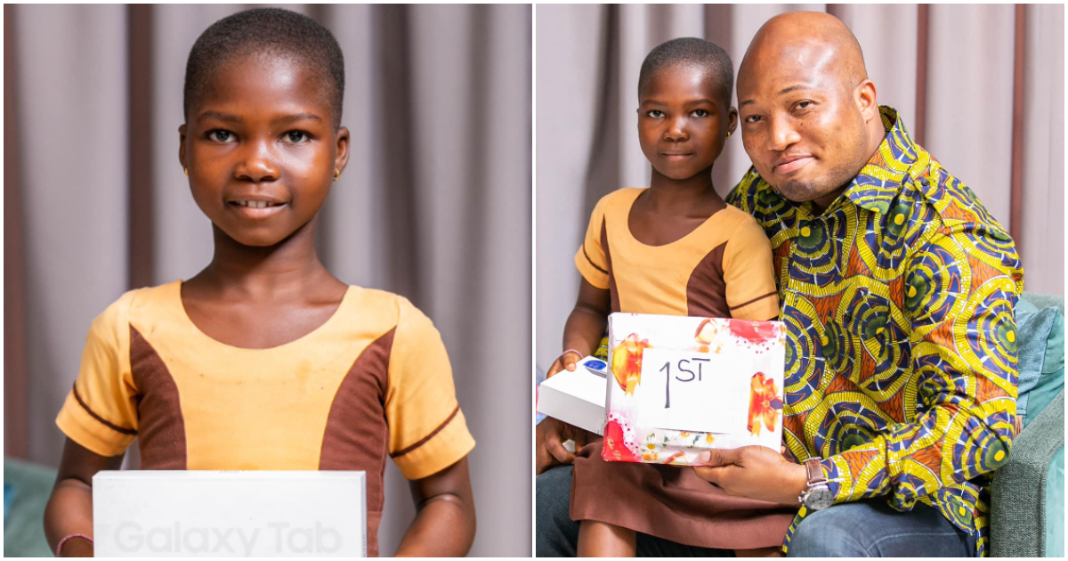 Samuel Okudzeto Ablakwa gifts 3-year-old Winner of Reading Competition GH¢3K