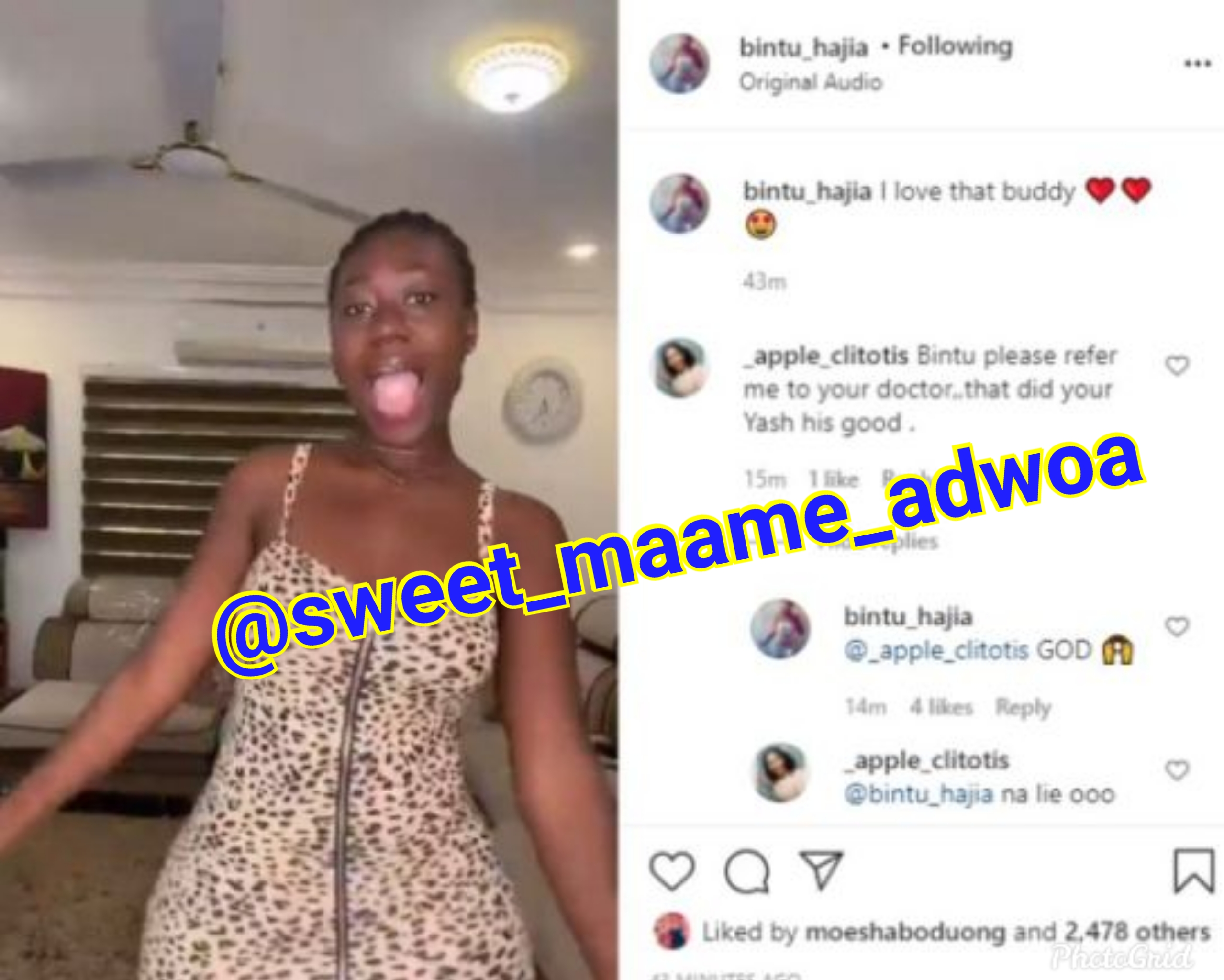 Hajia Bintu: Tik Tok star says her curves are natural from God