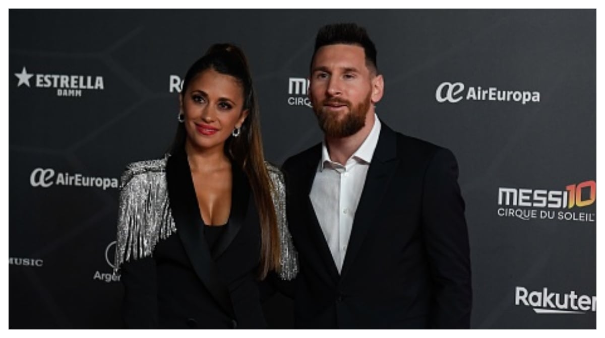Lionel Messi's wife Roccuzzo shows off beautiful swimsuit during summer ...