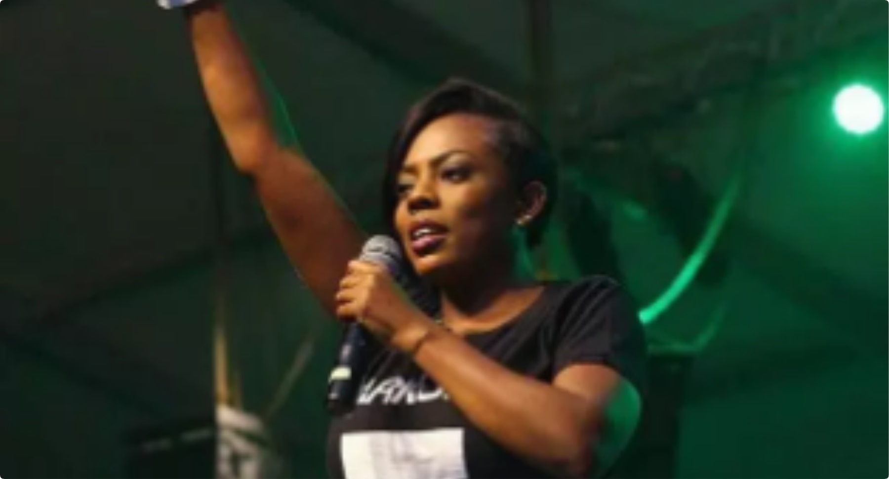 Ghanaians troll 'grammar queen' Nana Aba Anamoah for 'gba-blasting' at #Rapperholic18