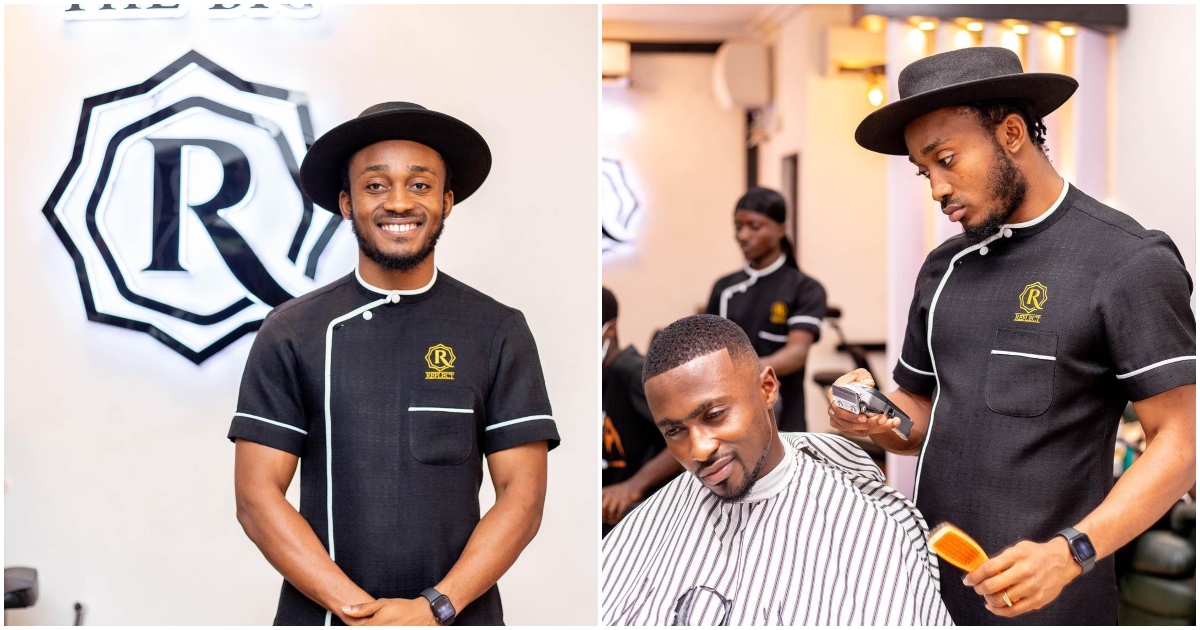 Ghanaian Barber Who Charges GH₵780 For A Hair Cut